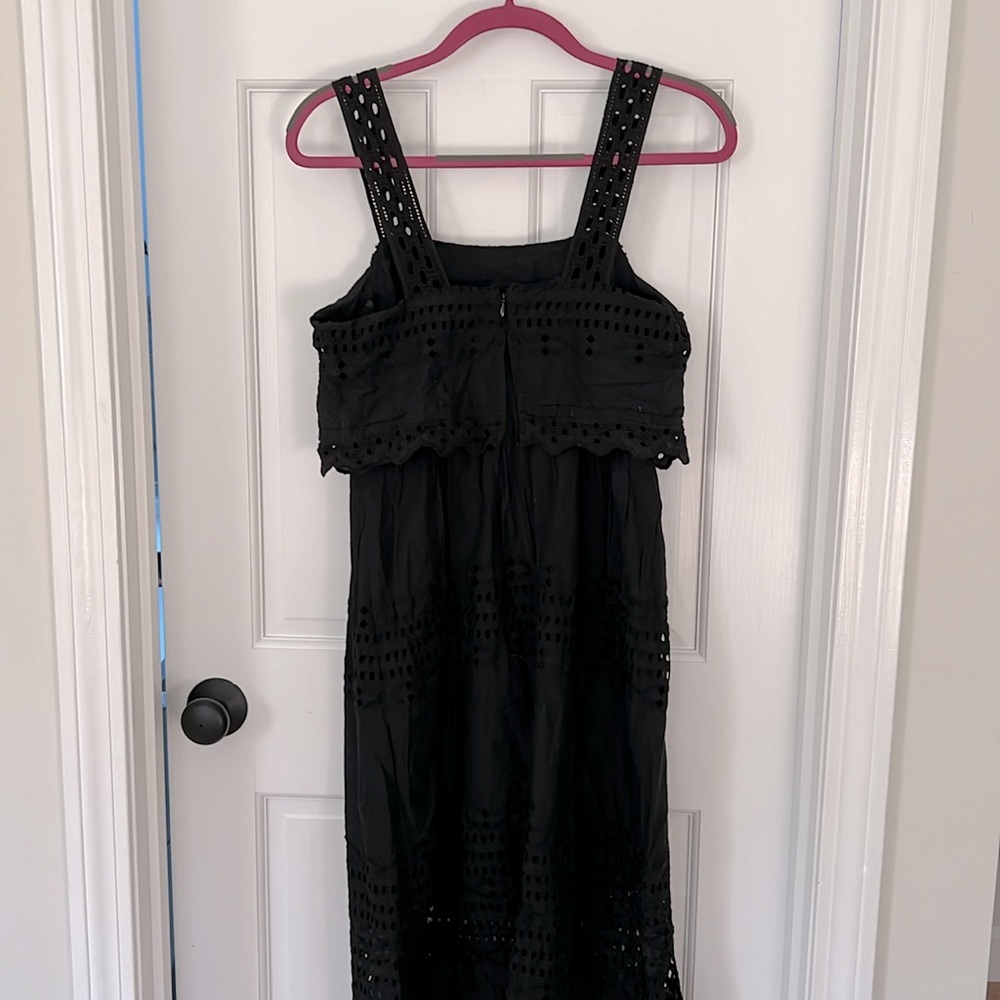 J.Crew Eyelet Dress - Black - Size 4 - VGUC - Picture 6 of 6
